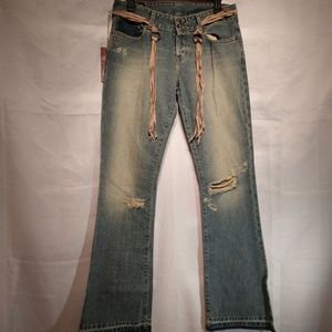 Abercrombie Jeans Sz 4, 1892 Denim, 33" inseam. Belt not included.